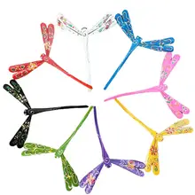 Libellule en bambou 10 pièces, jouet manuel de décompression pour enfants, cadeau créatif