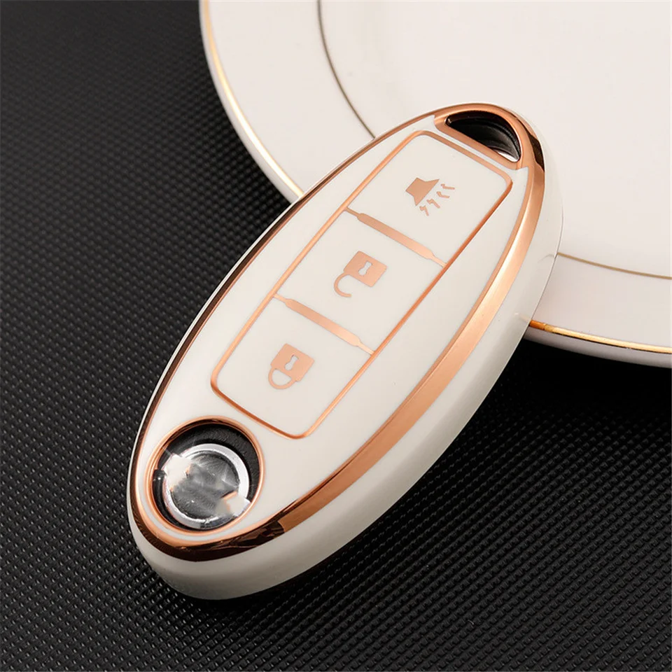 Cover custodia chiave auto per nissan juke leaf micra k12 note patrol qashqai j11 j10 tiida versa x-trail xtrail x trail t32 Infiniti - H8efa8f4c2a8b44ffa8d58d5ebd171182C