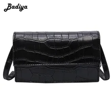 Модная женская сумка-мессенджер из кожи аллигатора с поперечным сечением, кошелек для монет и карт, женская сумка через плечо