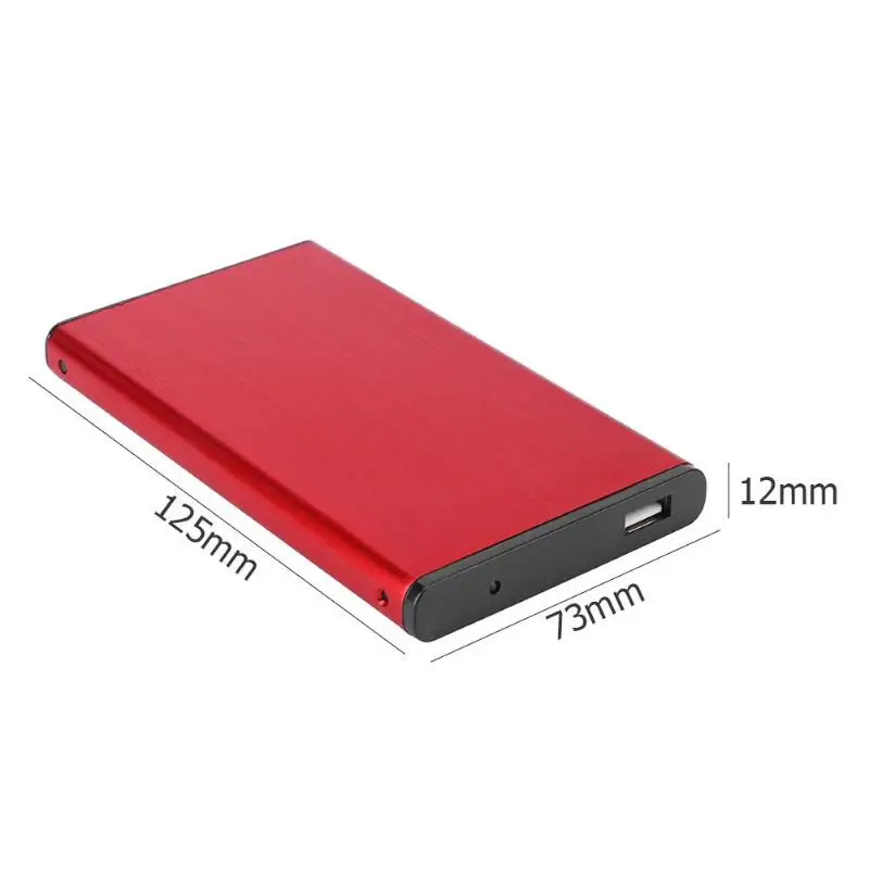Vktech 2,5 дюймов USB 2,0 IDE HDD жесткий диск внешний жесткий диск Корпус коробка с светодиодный свет для ПК ноутбук Настольный дропшиппинг