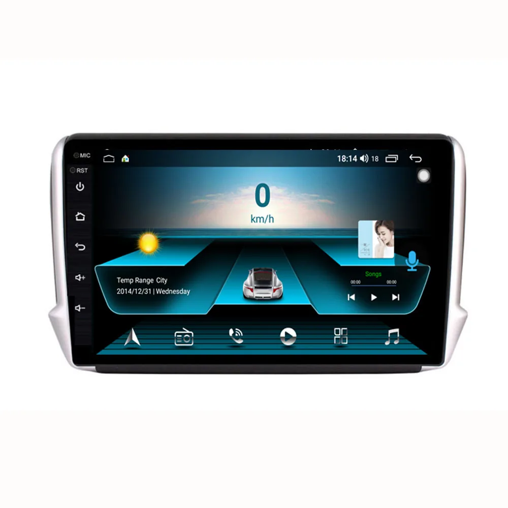 4G LTE Android 10 1 для Peugeot 2008 208 серии 2012 2018 мультимедийный стерео автомобильный DVD плеер
