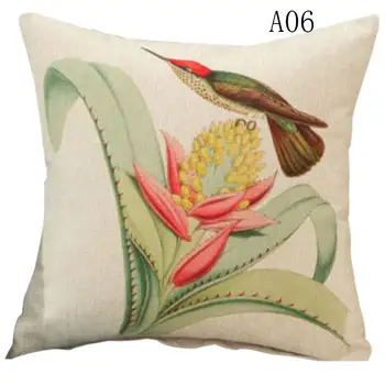 

Fashion Comfortable Cotton And Linen Printed Pillowcase Print Details Pillow Case Bed Home Supplies 45cm*45cm