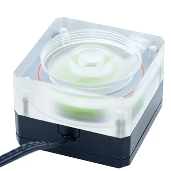 

Freezemod Water Cooler Water Pump Ultra-Thin Pwm Speed Control 4Cm Thick Flow 500L Support Od50 Tank. Pu-Szm6