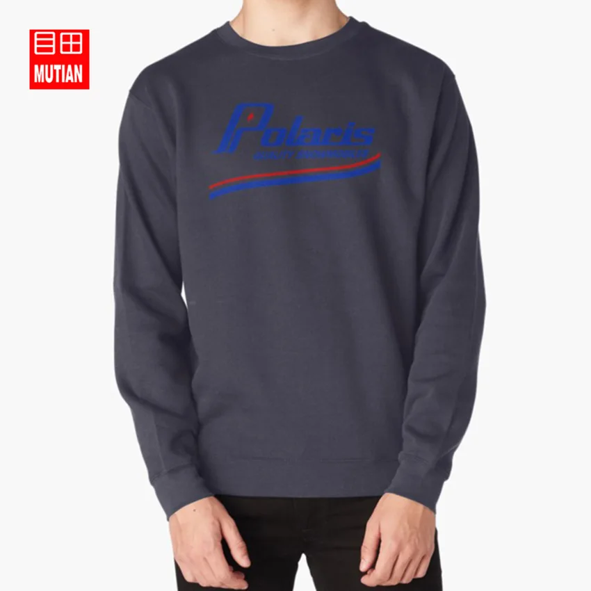 navy-sweatshirt Polaris винтажные снегоходы толстовки polaris винтажные снегоходы США ski doo rupp arctic cat scorpian - Цвет: navy-sweatshirt