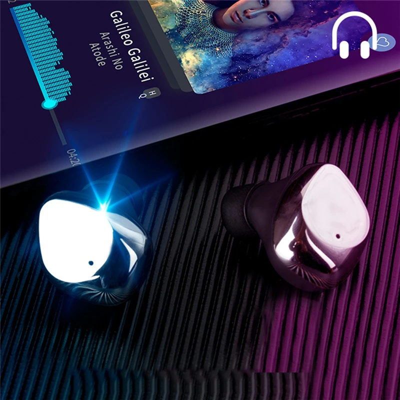 X26 TWS Bluetooth 5.0 True Wireless Earbuds Smart Waterproof Stereo Hifi Earphone With Charging Case 10MM Titanium Film