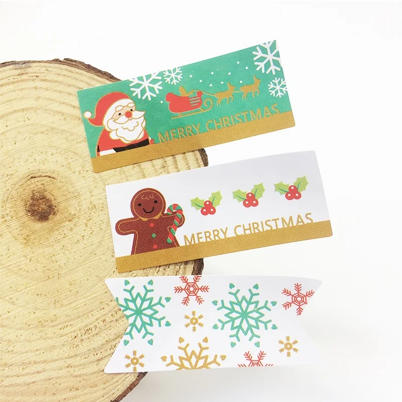 

80 pcs/lot MERRY CHRISTMAS Gingerbread Man Snowman Seal Sticker DIY Note Gift Labels Decoration Stickers Scrapbooking