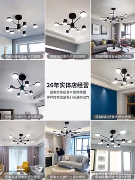 

Nordic Dimmable Led Chandelier Lighting Chandeliers Lights Living Room Bedroom Led Hanging Lamp Fixtures Dining Room Led Pendant