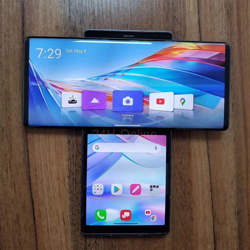 ☆美品 LG WING 5G SIMフリー版 イリュージョンスカイ New LG Wing 128GBG Android Phone Wholesale | Sky