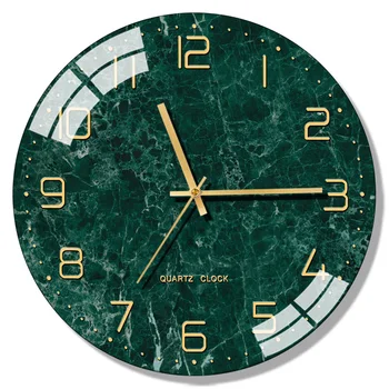 

Nordic Glass Wall Clock Kids Bedroom Modern Design Stylish Mute Wall Clocks Decorative Unique Living Room Wall Watches II50BGZ