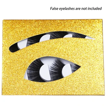 

10pack False Lashes Accessories Rectangle Eyelash Packaging Box Reusable Makeup Supplies Empty Case Storage Travel Organizer