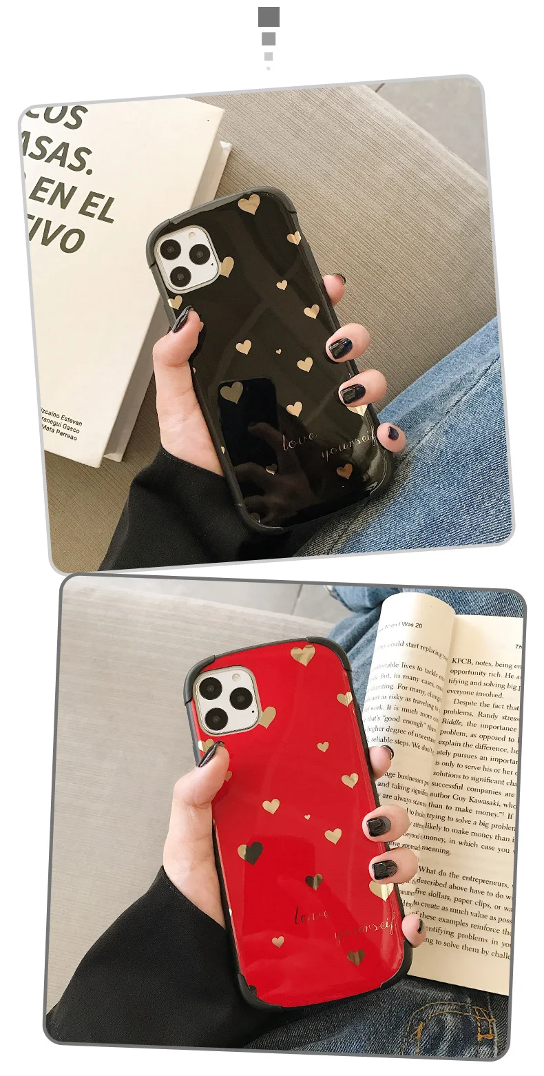 GlamPhoneCase простой бронзирующий чехол для телефона для iPhone11Pro/Max X XS Max XR Мягкий силиконовый чехол для iPhone11 7 8 6 6 S PlusCase