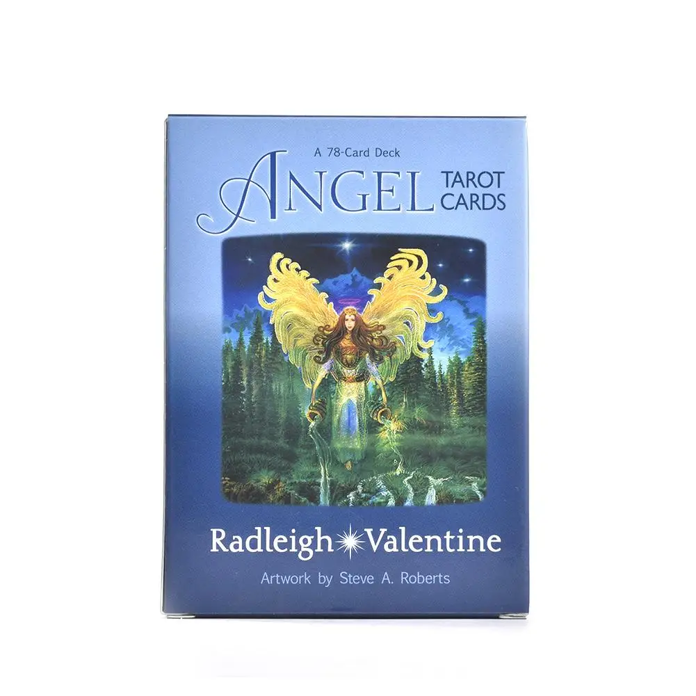 78 шт/Pak Angel Tarot Kaarten Dek настольная игра Карта Volledige Engels Вечерние игры Tafel Games Speelkaarten Familie развлечения Spel# N