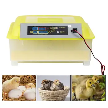 

New 2020 1 Set 56 Eggs Incubator Automatic HatchClear Egg Turning Temperature Control Poultry Hatcher Farm Hatchery Home Brooder