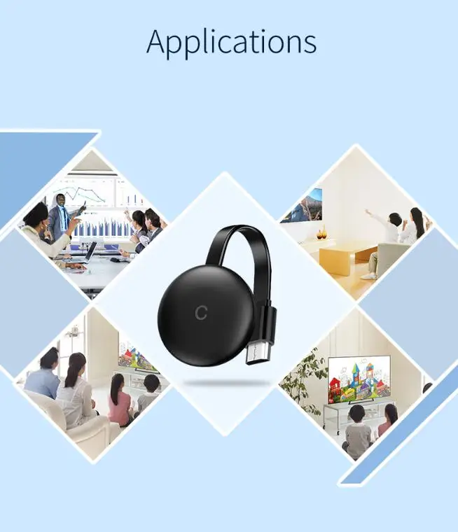 2,4G 1080P HD беспроводной HDMI Android tv stick Miracast Airplay Wifi Дисплей приемник HDTV ключ зеркальное отображение медиа стример для iOS