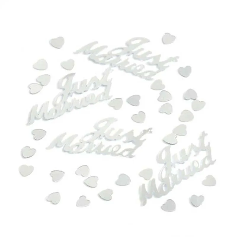 15g Just married confetti Love Wedding Decoration Throw Confetti Peach Heart sequins Wedding bed Decorations ornaments confeti