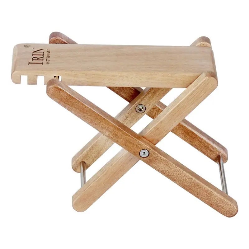 

IRIN Solid Wood Guitar Pedal Guitar Footstool Footrest Rest Adjustable Guitar Ukulele Electric Guitar Universal Accessories