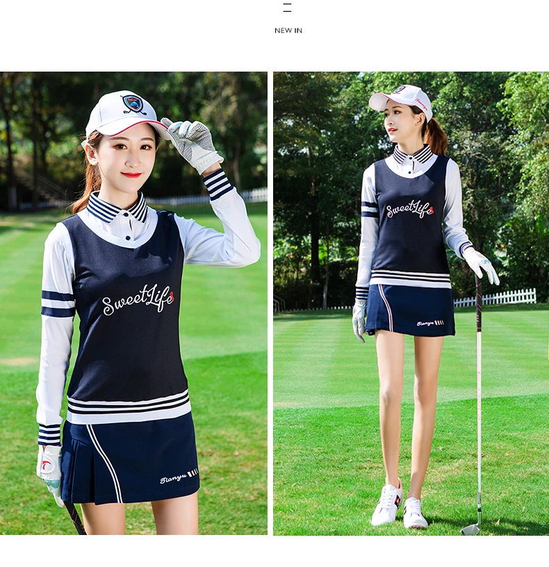 Spring Clothes Women Sleeveless Vest Autumn Clothing Windbreaker Coats Golf/Tennis Wear British Wind Lady Sports Jacket