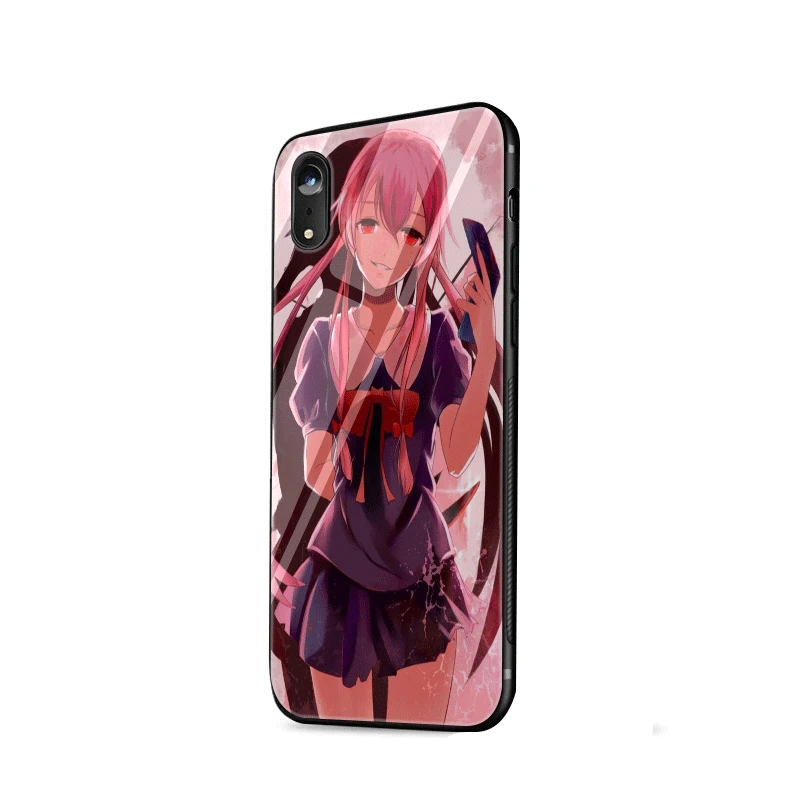 Чехол из ТПУ стекла для iPhone 5 5S SE 6 6S 7 8 Plus iPhone 11 Pro XR X XS максимальный Чехол аниме Mirai Nikki дневник будущего клиента