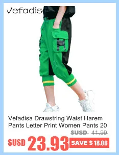 Vefadisa 6 Style Women Holes Wide Leg Pants 2020 Summer Women High Waist Straight Pants Female Plus Size Slim Pants ZQY242B