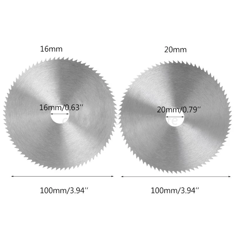 100mm Ultra Thin Steel Saw Blade Bore Diameter 16/20mm Wheel Cutting Disc 4 Inch