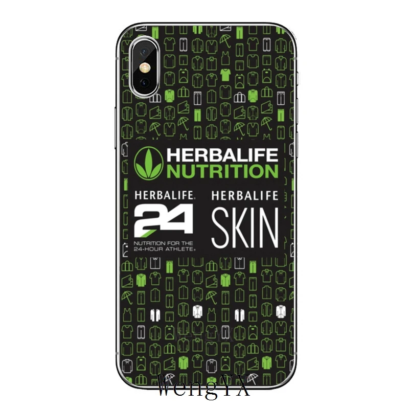 Для iPhone 11 pro XR X XS Max 8 7 6s plus SE 5s 5c iPod Touch 5 6 прозрачный чехол Herbalife 24 - Цвет: Herbalife-A-12