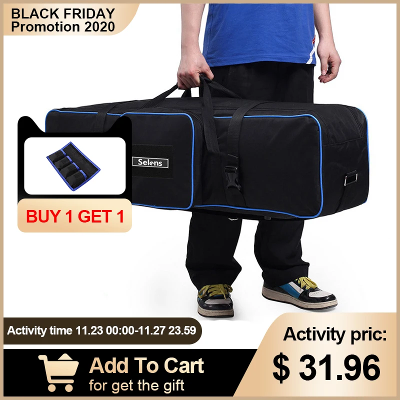 

Meking Photography Equipment Padd Zipper Bag 105cm/43in for Light Stands Umbrellas tripod waterproof fotografia carry bags