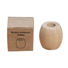 Bamboo Toothbrush Holder Stands Toothbrush Accessories Tools for Bathroom