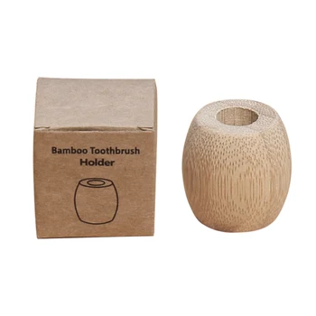 

Bamboo Toothbrush Holder Stands Toothbrush Accessories Tools for Bathroom