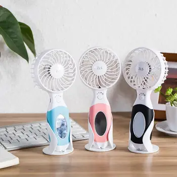 

Handheld Rechargeable Mini Electric Fan Usb Portable Desktop Student Dormitory Bed Battery Fan