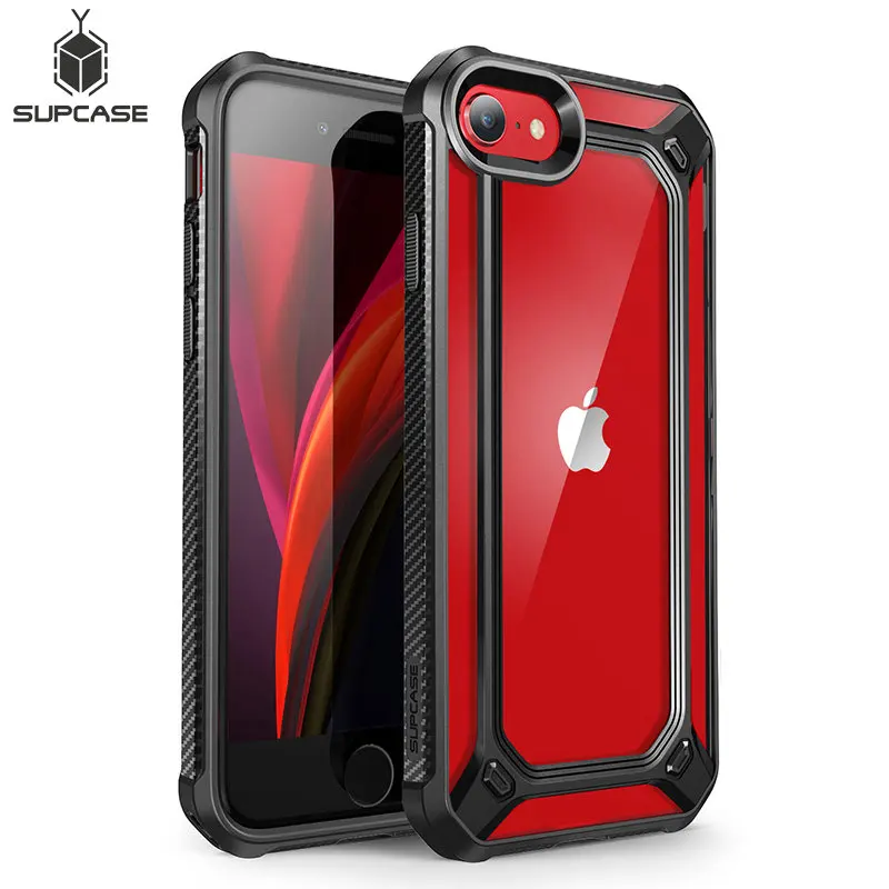 SUPCASE для iPhone SE 2020 чехол 7/8 серии EXO гибридный защитный прозрачный бампер из