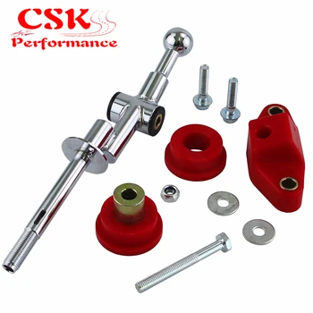 

6 Speed Steel Short Shifter and Bushing Combo Fits For Subaru WRX STI 2004-2017 Red