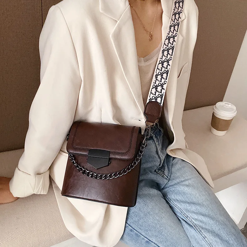 

Autumn And Winter New Arrival Small CK WOMEN'S Bag 2019 Fashion CHIC Online Celebrity Versatile Fashion Shoulder Chain Hand Buck