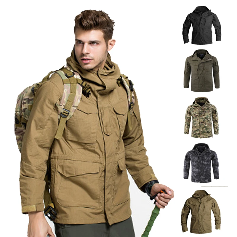 

Men 's Camouflage Jacket Winter Warm Clothes Military Tactical Jacket Windbreaker Waterproof SoftShell Fleece Jackets