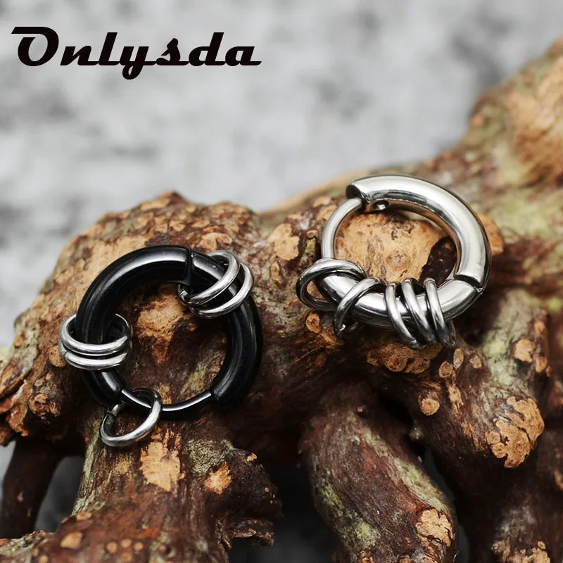 Женские круглые серьги Onlysda золотистые и Серебристые серьги-гвоздики с цирконием
