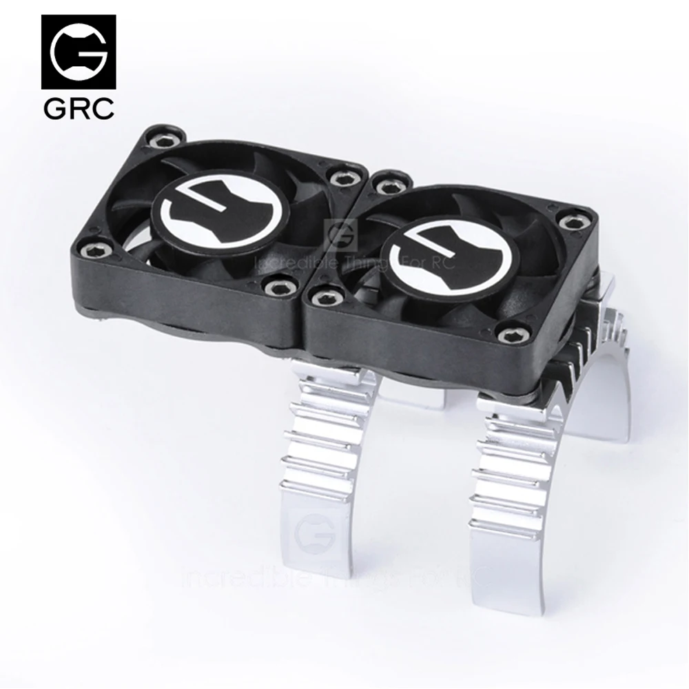 

GRC Motor Cooling Fan RC Car Upgrade Part For Traxxas Trx-4 GAX0059 Heat Sensitive Radiator Motor Crawler Accessories