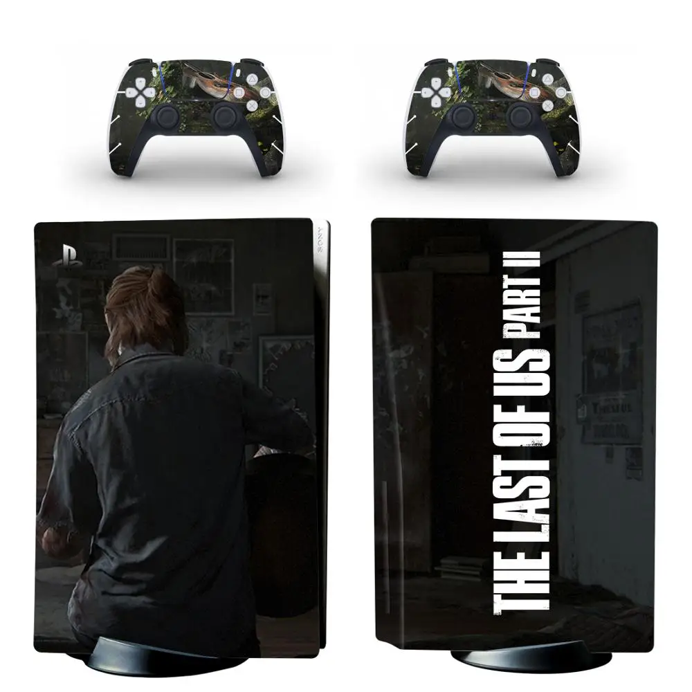 The last of Us PS5 Standard Disc Skin Sticker Decal Cover for PlayStation 5 Console and Controllers PS5 Skin Sticker Vinyl 