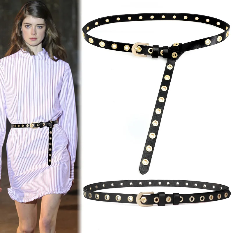 

Cinturon Mujer Pasek Damski Cinturones Para Mujer Leather Woman Leather Contracted Dress Waist Decoration Waist Belt