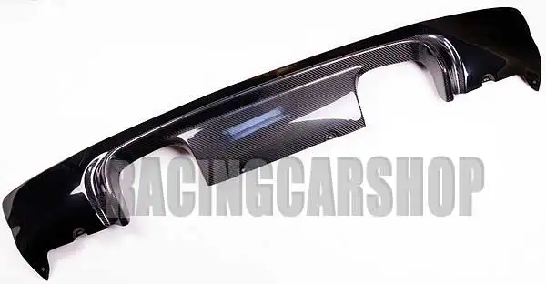 PAINTED CSL STYLE REAL CARBON FIBER DIFFUSER 4P EXHAUST for BMW 3-Series E46 M3 1998-2005 B009F