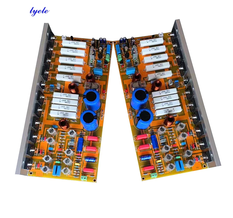 US $351.04 FM711 Audio Amplifier Board Enthusiast HighPower RCA SingleEnded Input Finished Power Amplifier Board 2 Pieces