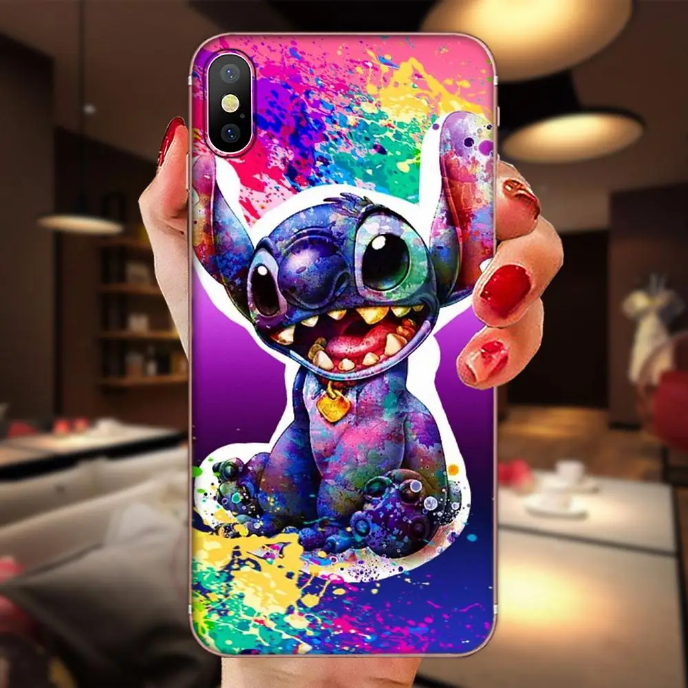 Painted Phone Case Cute Lilo Stitch Cartoon For Huawei Honor Mate Nova Note 20 20s 30 5 5I 5T 7C 8A 8X 9X 10 Pro Lite Play