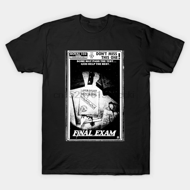 Men tshirt Final Exam Horror T Shirt Printed T-Shirt tees top | Мужская одежда