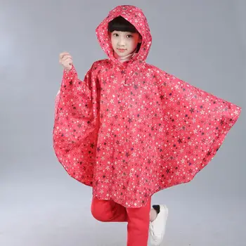 

Raincoat Cloak Kids Impermeable Waterproof Windproof Children's Raincoat Rain Coat Printed Hooded Capa de chuva Dropshipping #