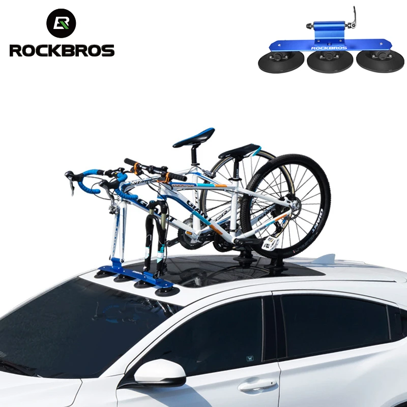 ROCKBROS stojak rowerowy dach top ssania rower bagażnik samochodowy szybki  montaż Sucker bagażnik dachowy dla MTB Mountain Bike szosowe|Stojaki na  rowery| - AliExpress
