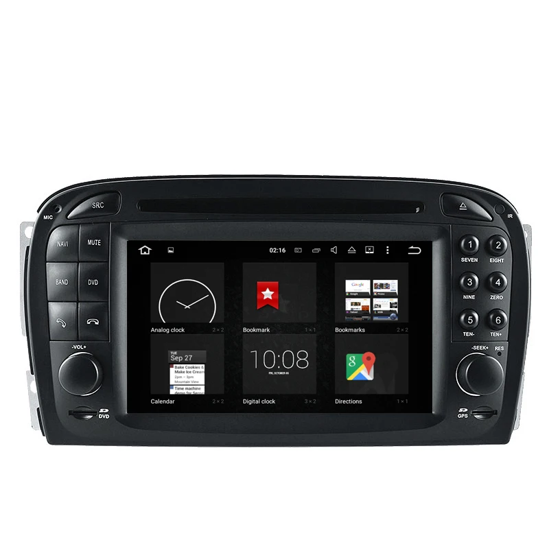 Flash Deal 7inch 4G RAM 32G ROM Octa Core Android 9.0 Car Multimedia DVD Player For Benz SL R230 2001 2002 2003 2004 1