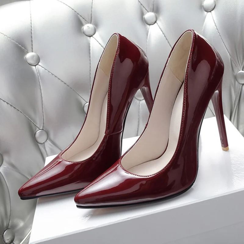 Женские туфли лодочки на высоком каблуке с острым носком|brand wedding shoes|wedding shoeswedding