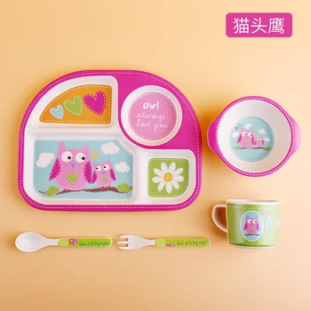

Baby Kids Romper Blue Rice Bowl Red Bowl Kids Ceramic Big Bowl Salt Small Plastic Cups Sauce Bowl With Handle CPP500F 3
