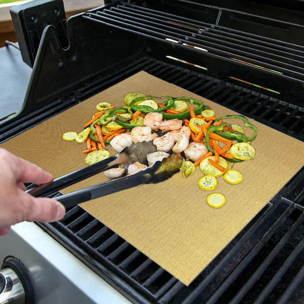 Reusable Grill Barbecue Mat Nonstick Bbq Grill Mat Heat Resistant Grill