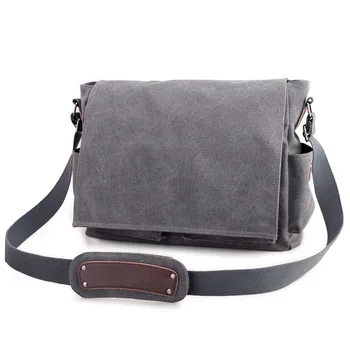 

2019 New Style Canvas MEN'S Bag Shoulder Bag Korean-style STUDENT'S Bag Large Capacity Computer Bag