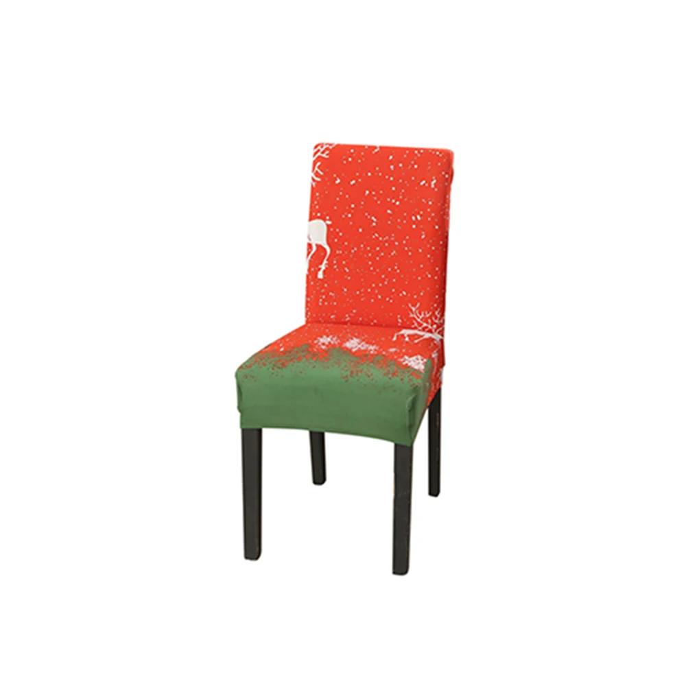 Kerst Stoel чехол Grote Elastische Zetel Stoelbekleding Xmas стрейч Hoge ковер Kussenovertrekken для Kerst Banket Вечерние