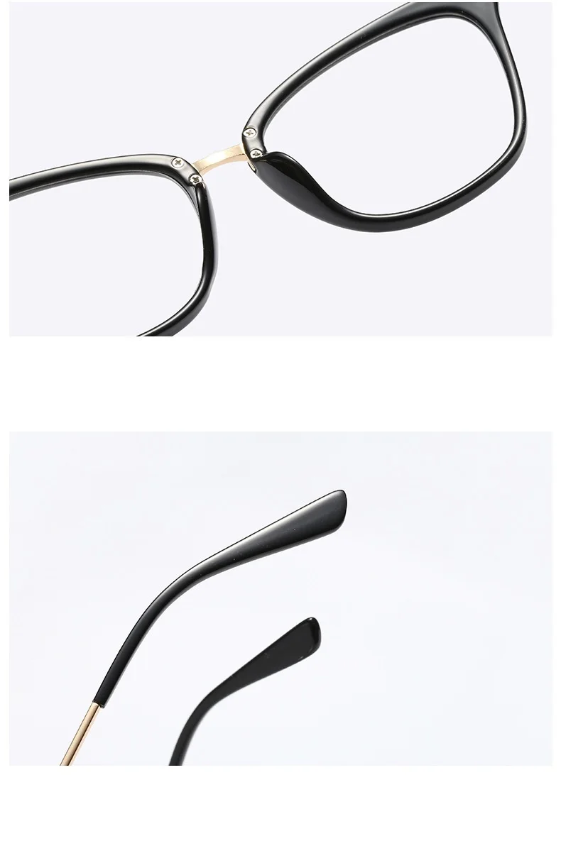 Кошачий глаз прозрачные оправы для очков женские брендовые дизайнерские металлические очки с прозрачными защитными стеклами очки Оптические очки Oculos De Sol UV400